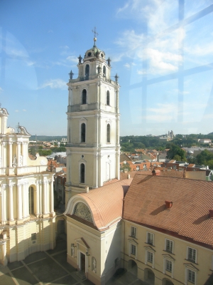 VU Šv. Jonų bažnyčios varpinė. VU archyvo nuotr.