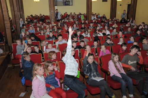 Vaikų universiteto studentai – aktyvūs ir žingeidūs klausytojai. V. Naujo nuotr.