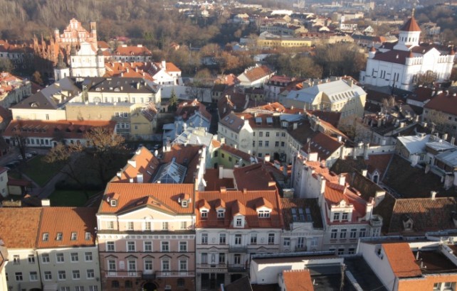 Nuo varpinės viršūnės atsiveria nuostabi sostinės panorama. VU archyvo nuotr.