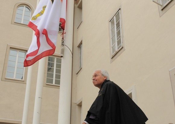 Vėliavos pakėlimo ceremonija 2010 m. V. Naujiko nuotr.