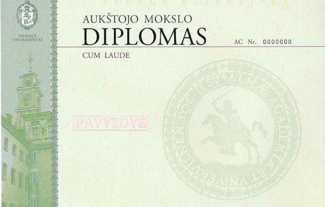 VU kreipėsi į prokuratūrą dėl įtarimo diplomo klastojimu. VU archyvo nuotr.