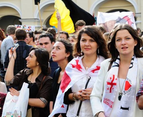 VU studijuojantys užsienio studentai susitiks su ambasadų atstovais. V. Naujiko nuotr.