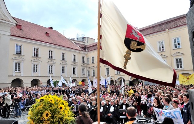 VU iškilmingai paskelbs naujų studijų metų pradžią. V. Naujiko nuotr.