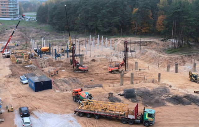 „Saulėtekio“ slėnyje 2015 m. vasarą iškils biotechnologijų verslo inkubatorius. V. Jadzgevičiaus nuotr.