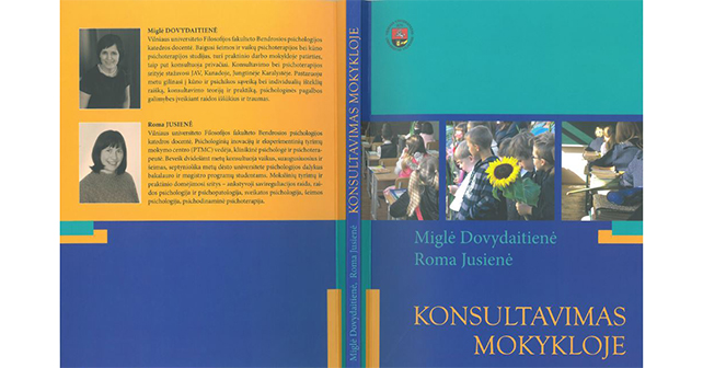 Vadovėlis „Konsultavimas mokykloje“.